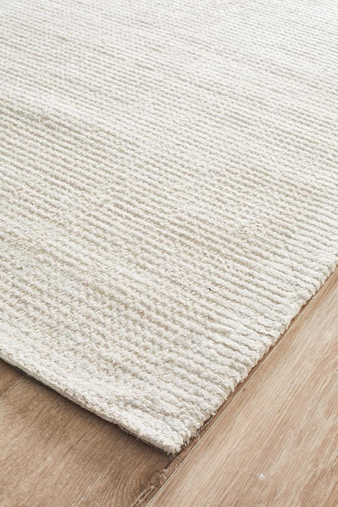 Allure Ivory Cotton Rayon Rug - Image 4