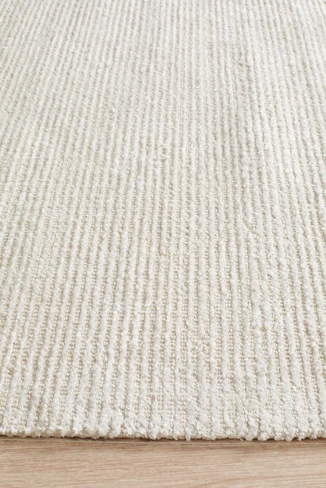 Allure Ivory Cotton Rayon Rug - Image 6