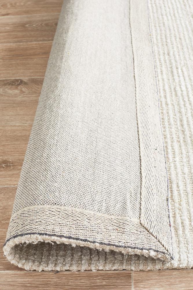 Allure Ivory Cotton Rayon Rug - Image 8