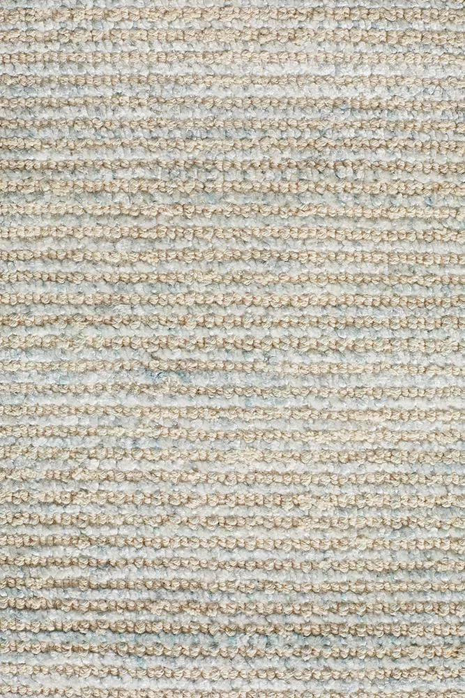 Allure Sky Blue Cotton Rayon Rug - Image 6