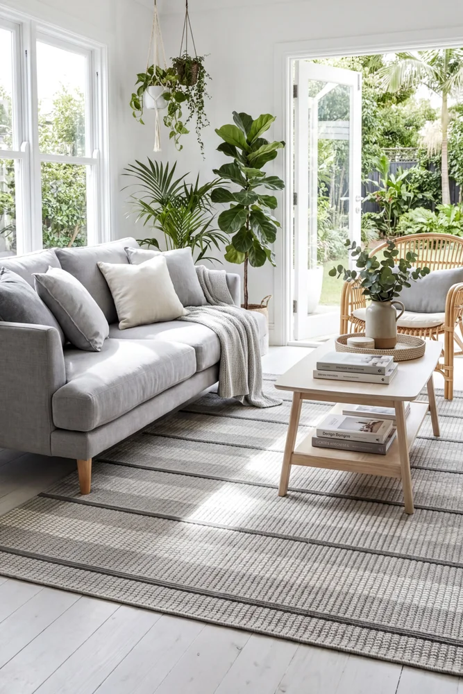 Alma 25 Beige Outdoor Rug - Image 3