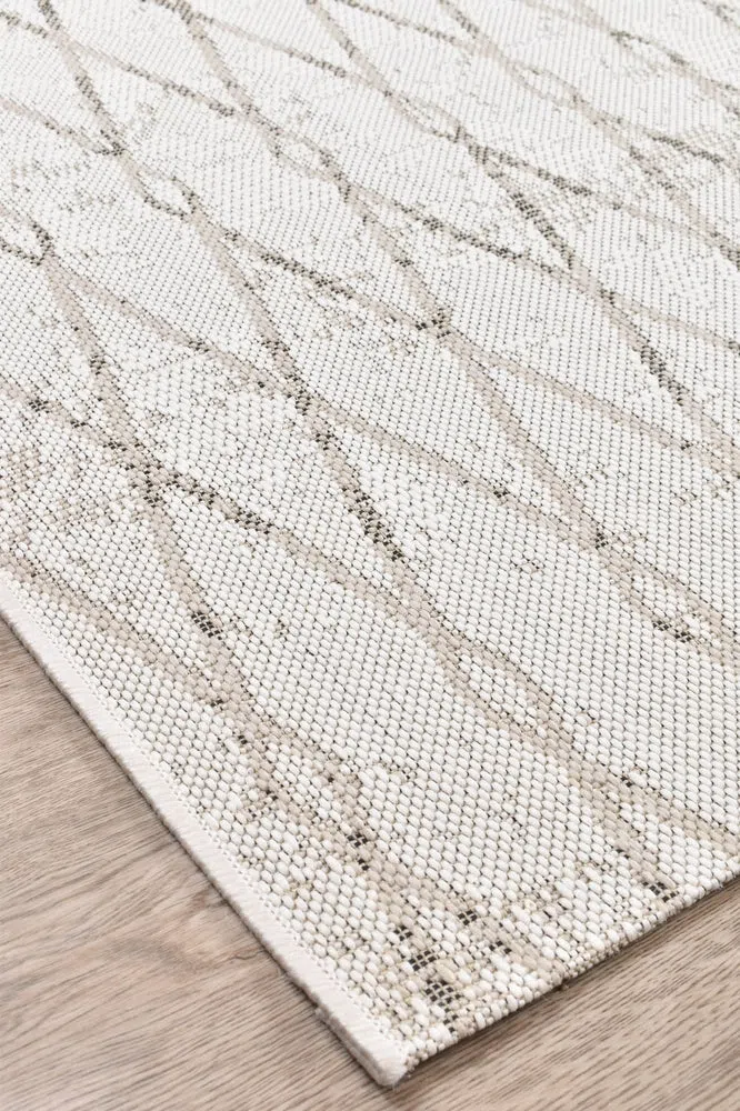 Alma 28 Cream Beige Outdoor Rug - Image 5