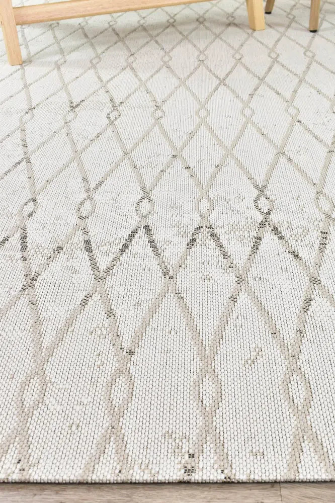 Alma 28 Cream Beige Outdoor Rug - Image 6