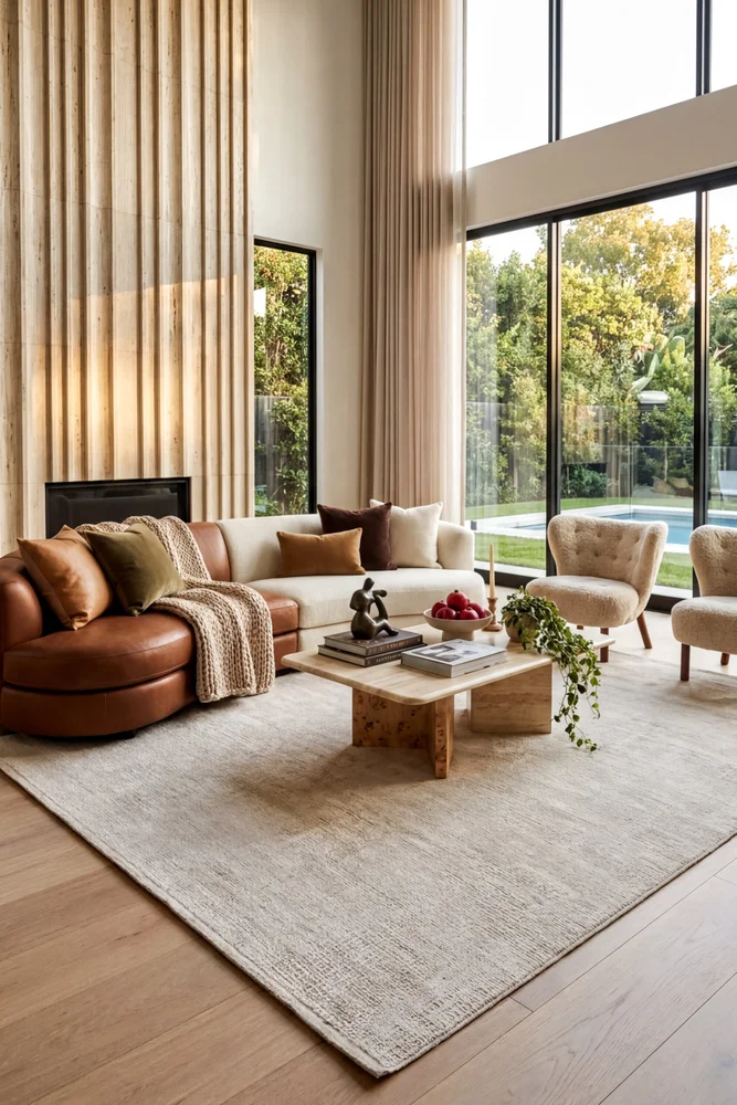 Amadeus Beige Modern Distressed Rug - Image 2