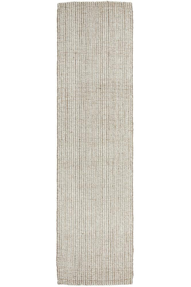 Arabella Natural Wool Jute Runner Rug - Image 5