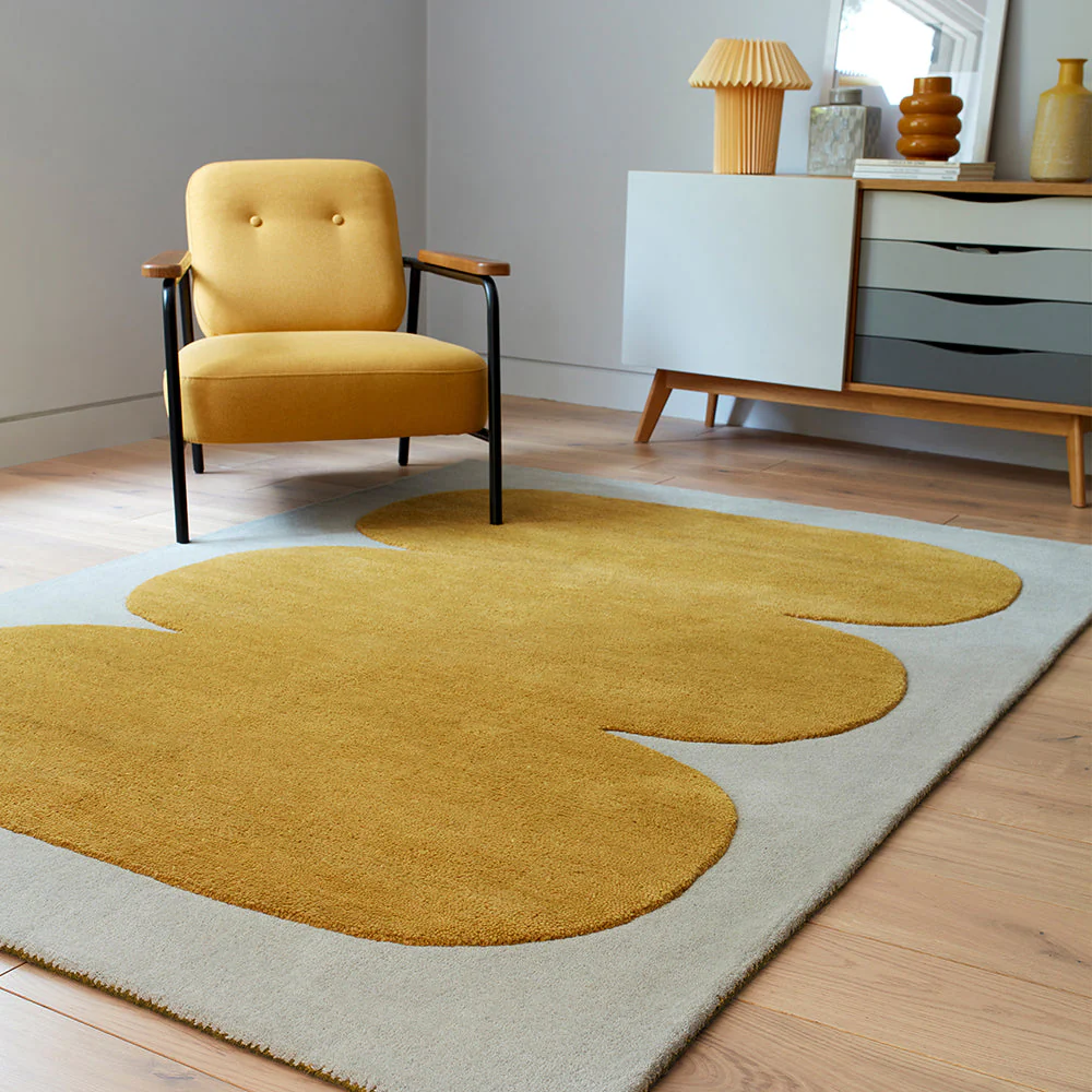 Asiatic Sculpt Gold Rug - Image 2