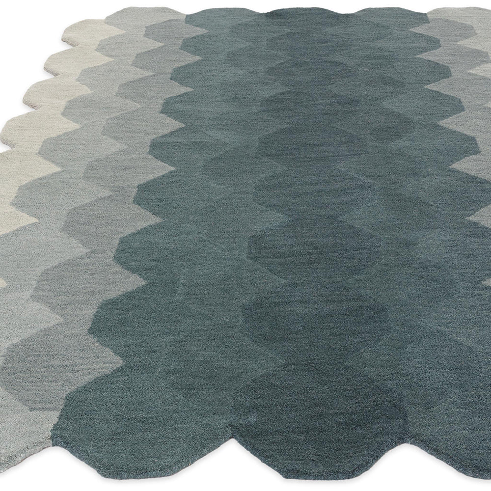 Asiatic Hive Teal Rug - Image 3