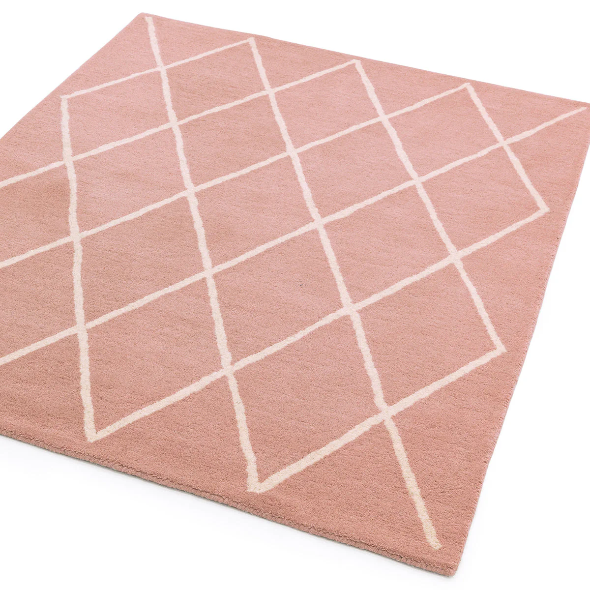 Asiatic Albany Diamond Pink Rug - Image 3