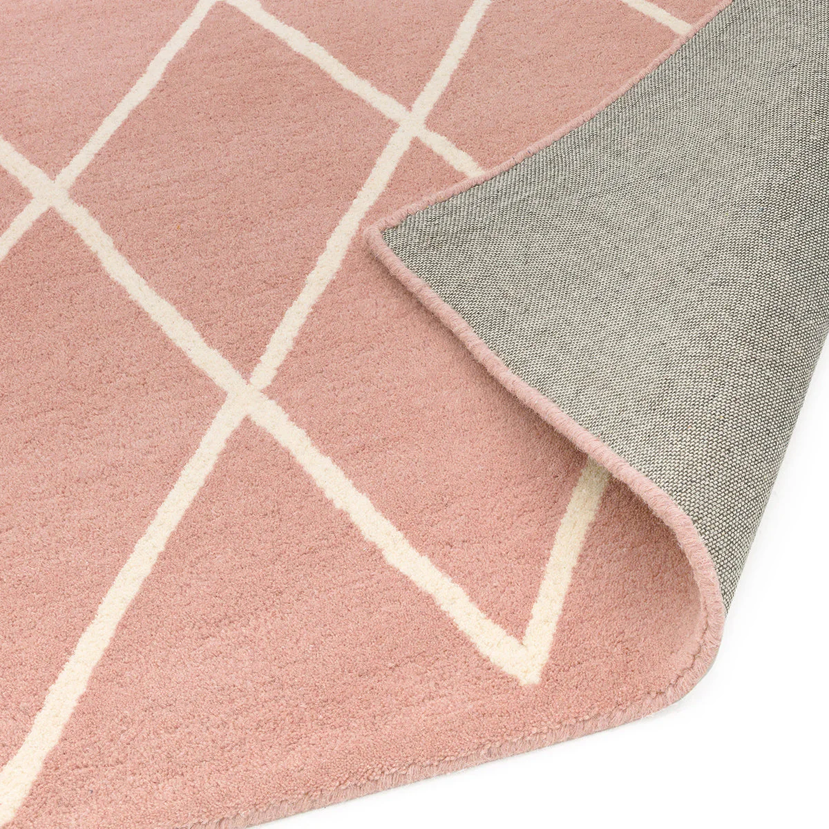Asiatic Albany Diamond Pink Rug - Image 5
