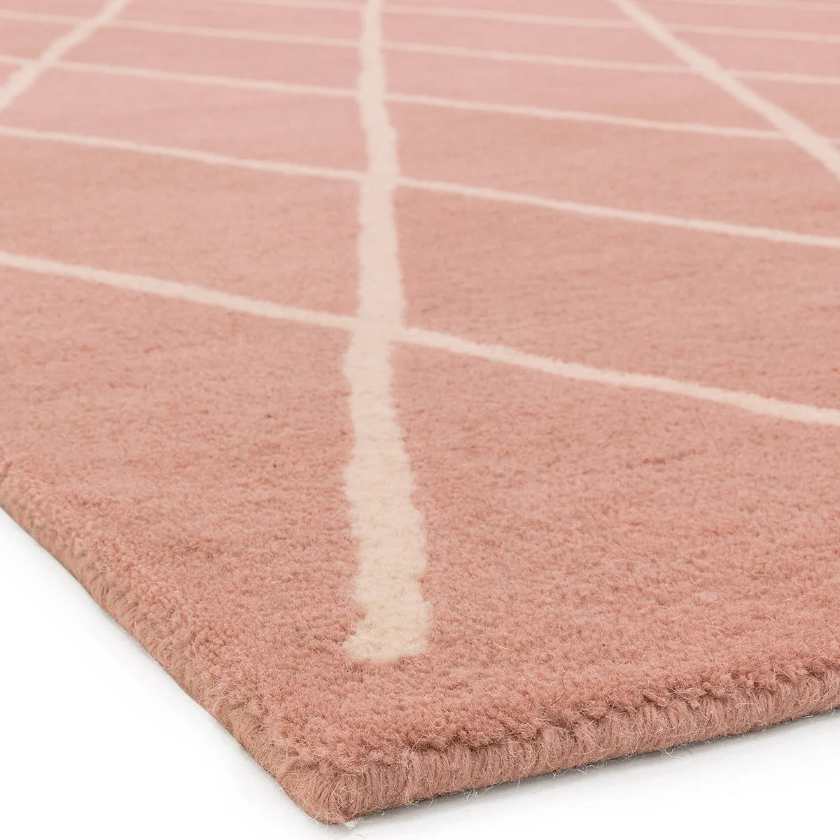 Asiatic Albany Diamond Pink Rug - Image 6