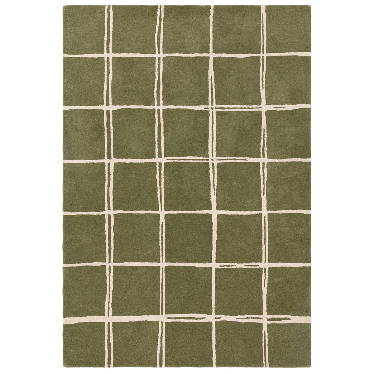 Asiatic Albany Grid Olive Rug