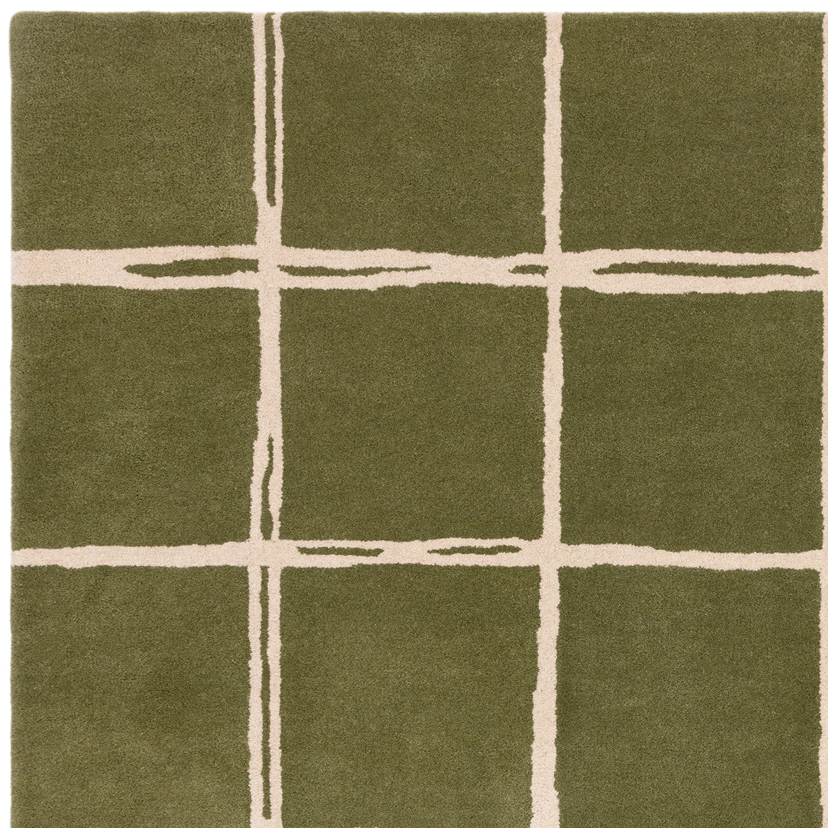 Asiatic Albany Grid Olive Rug - Image 4