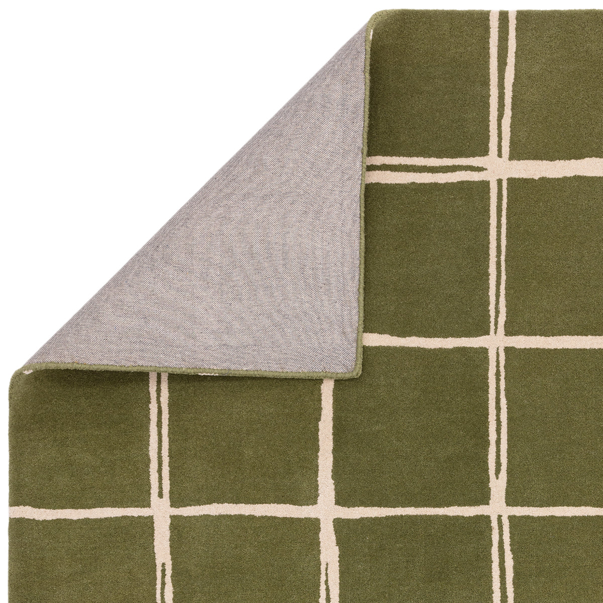Asiatic Albany Grid Olive Rug - Image 5
