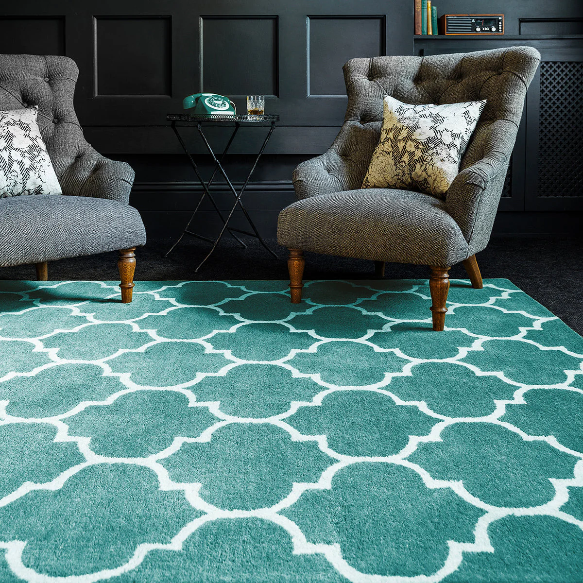 Asiatic Albany Ogee Duck Egg Rug - Image 2