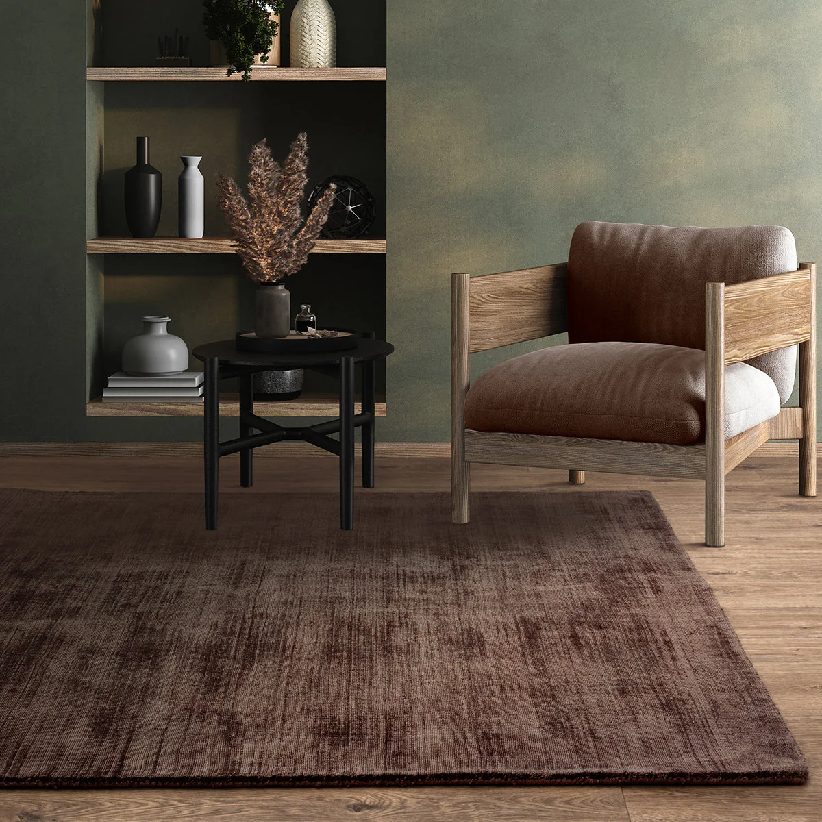 Asiatic Blade Chocolate Rug - Image 2