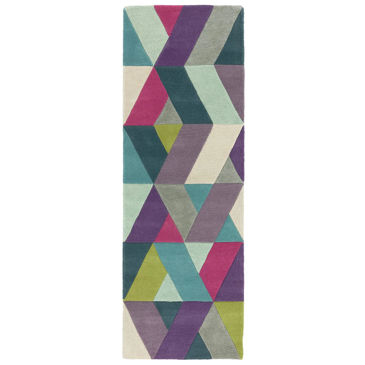 Asiatic Funk Chevron Blue Green Rug - Image 7
