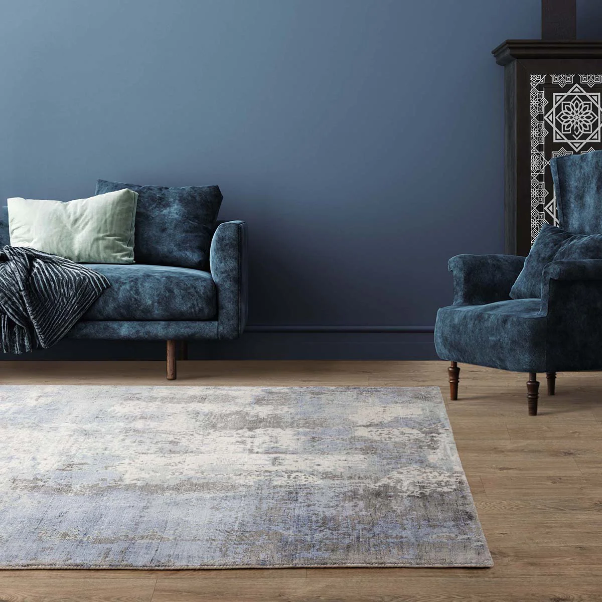 Asiatic Gatsby Navy Rug - Image 2