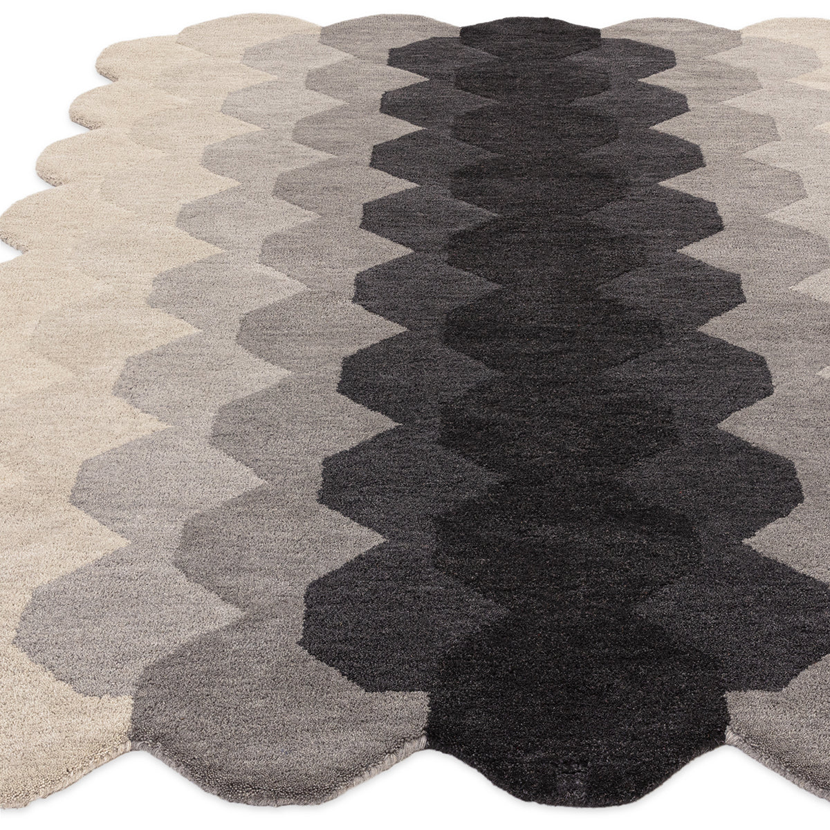 Asiatic Hive Charcoal Rug - Image 3