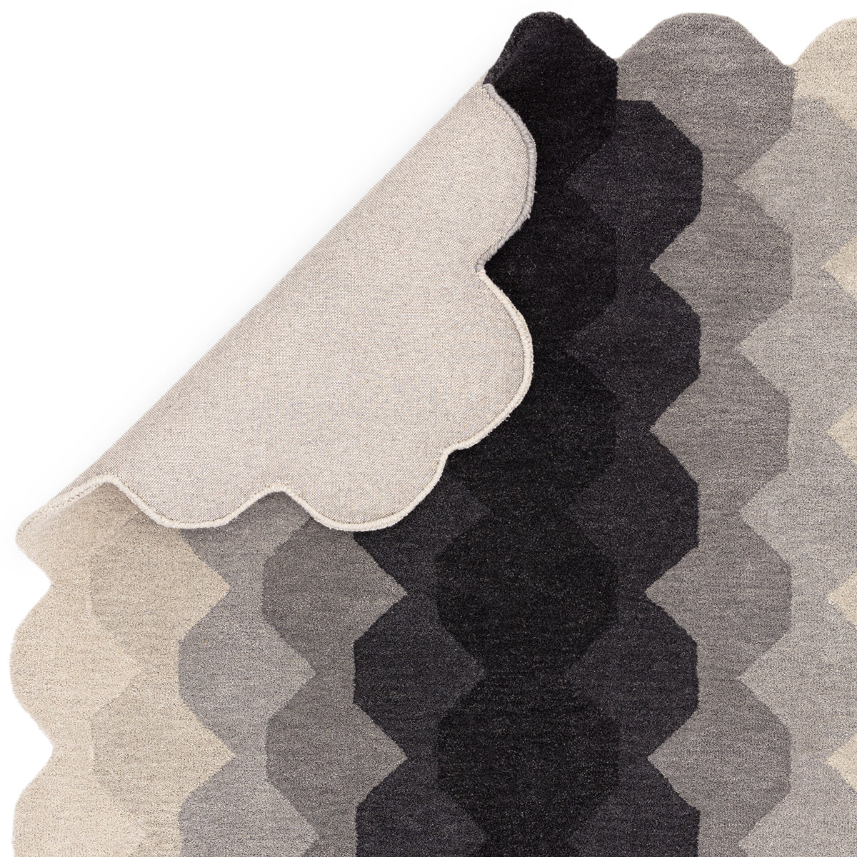 Asiatic Hive Charcoal Rug - Image 5
