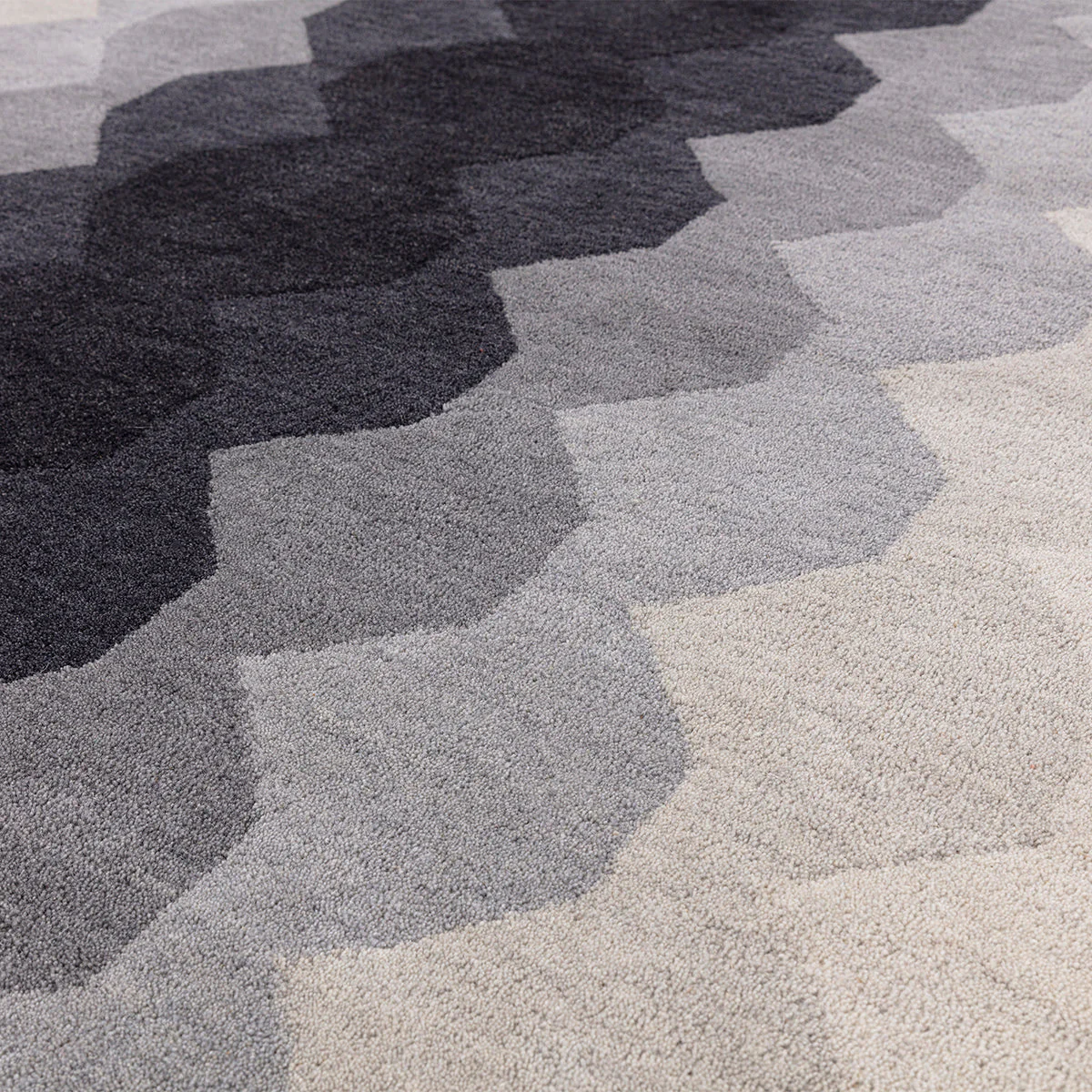 Asiatic Hive Charcoal Rug - Image 6