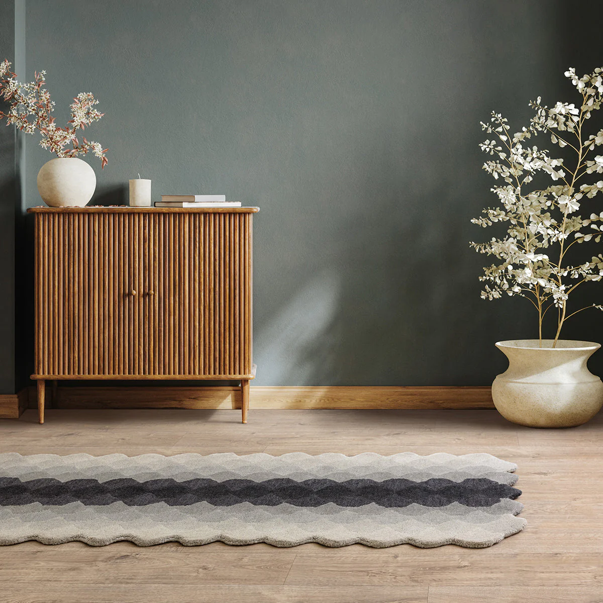 Asiatic Hive Charcoal Rug - Image 8