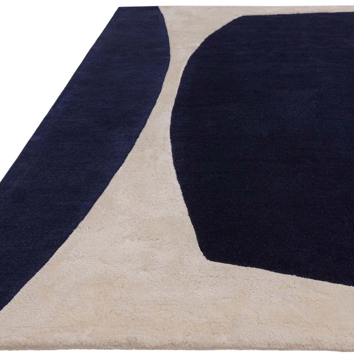 Asiatic Matrix 102 Signature Indigo Rug - Image 3