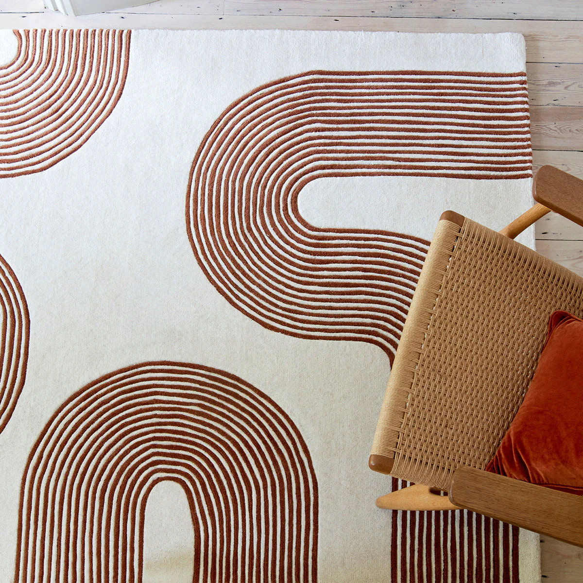 Asiatic Matrix 85 Arches Amber Rug - Image 3