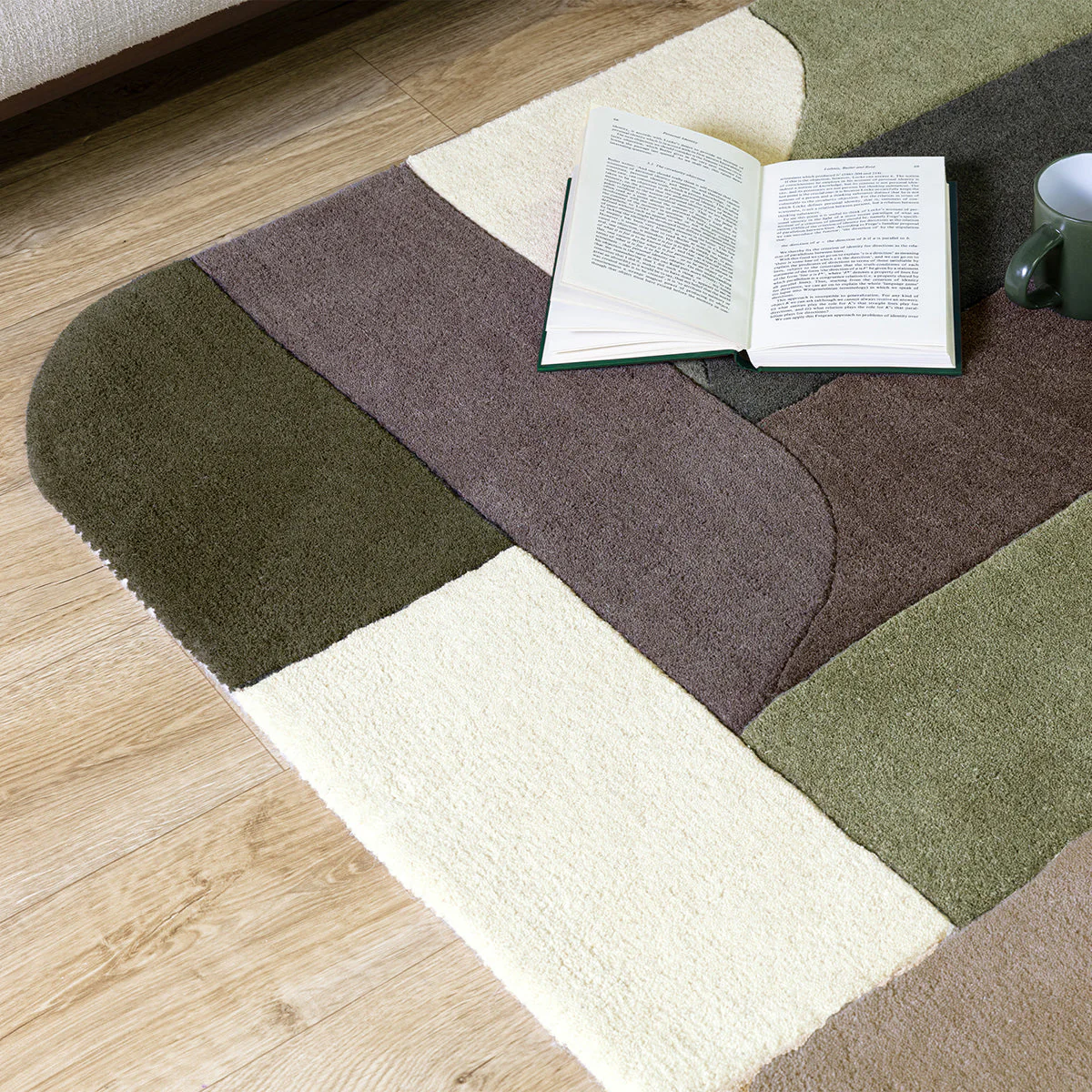 Asiatic Matrix 90 Klotski Sage Rug - Image 3