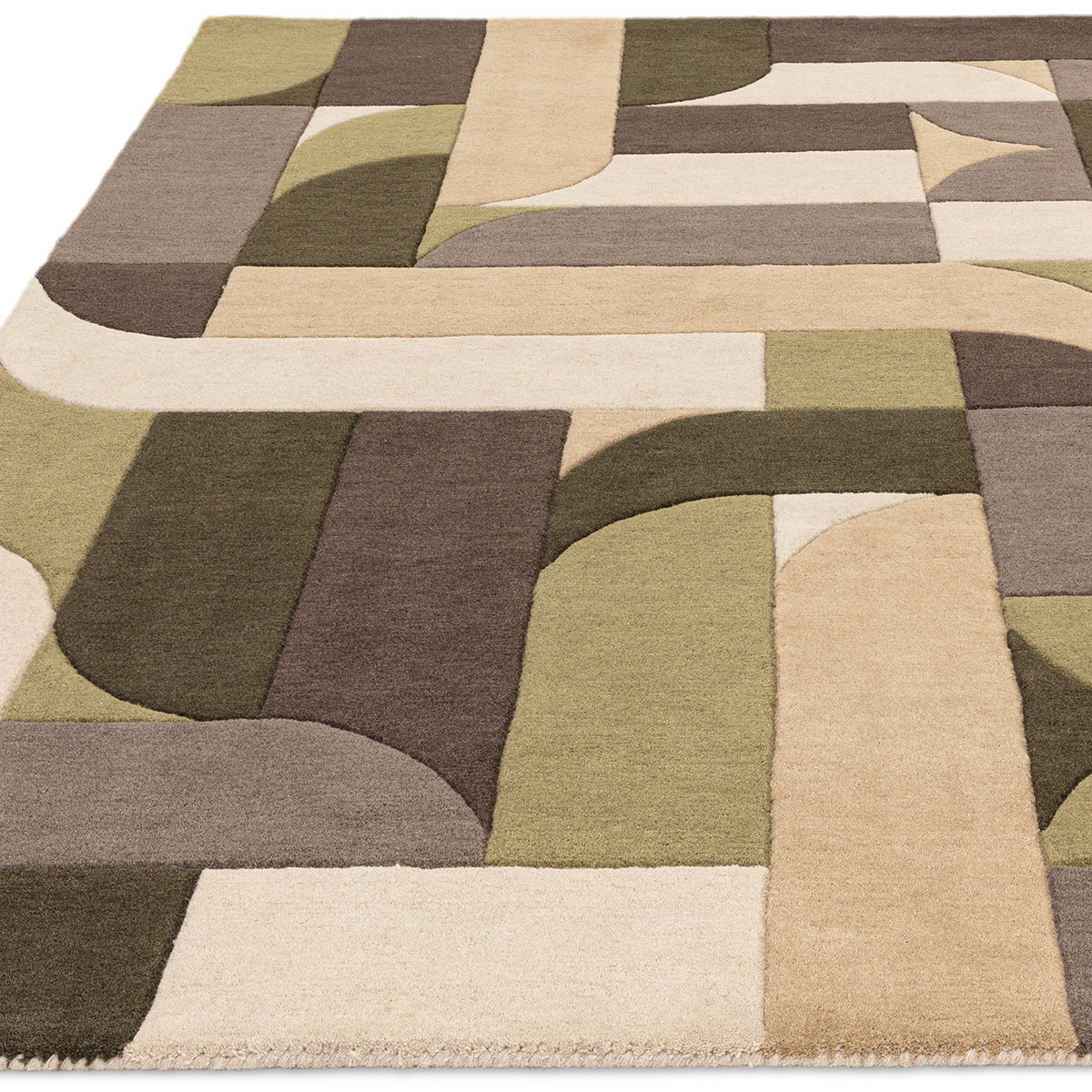 Asiatic Matrix 90 Klotski Sage Rug - Image 4