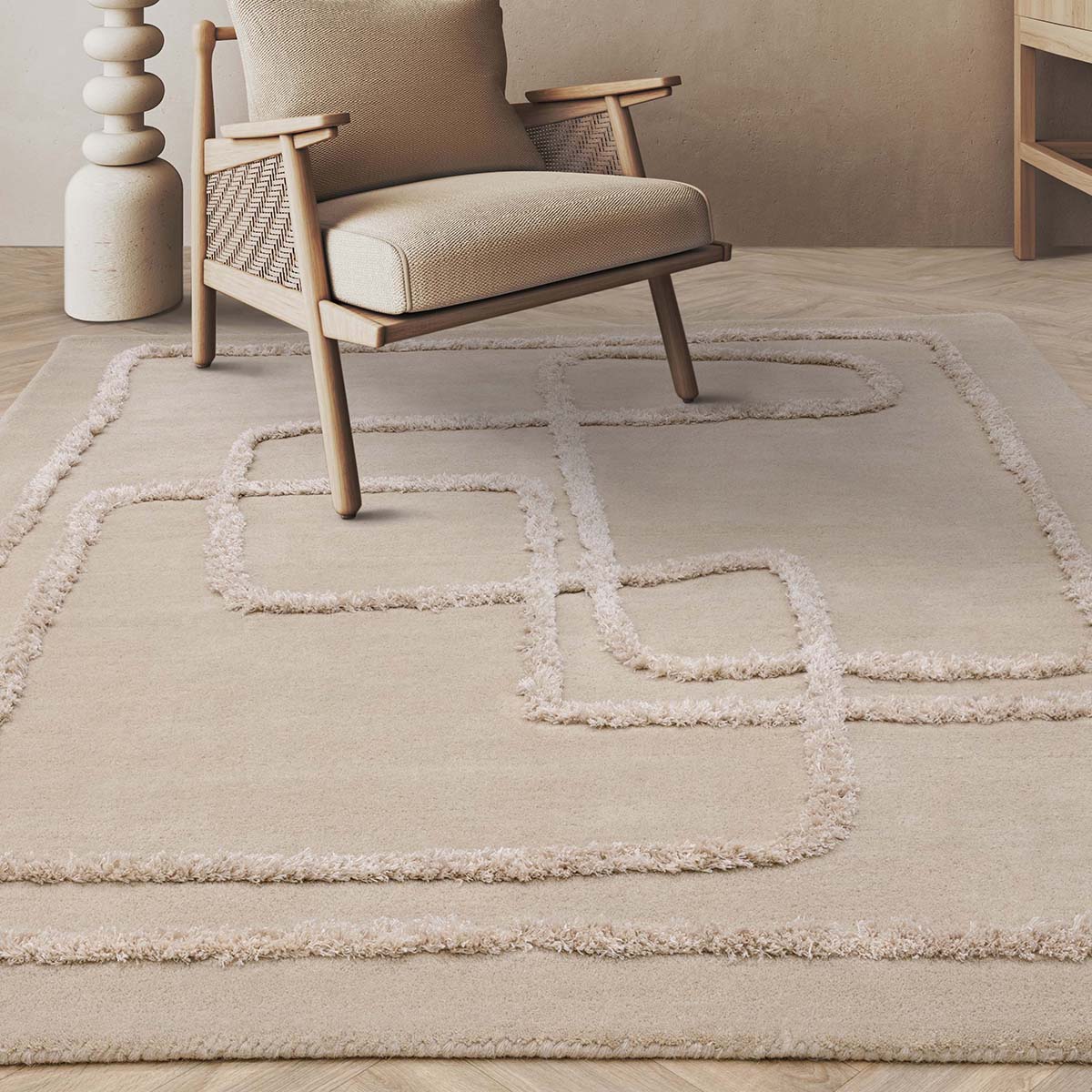 Asiatic Matrix Infinity Sand Rug - Image 2