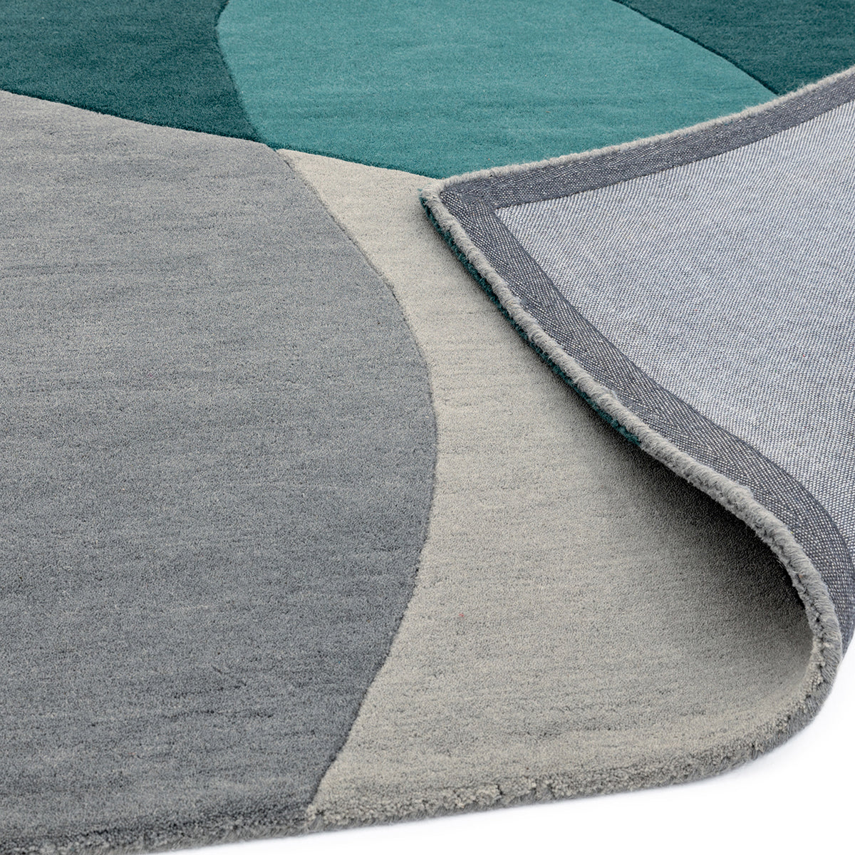 Asiatic Matrix Max 57 Arc Teal Rug - Image 5