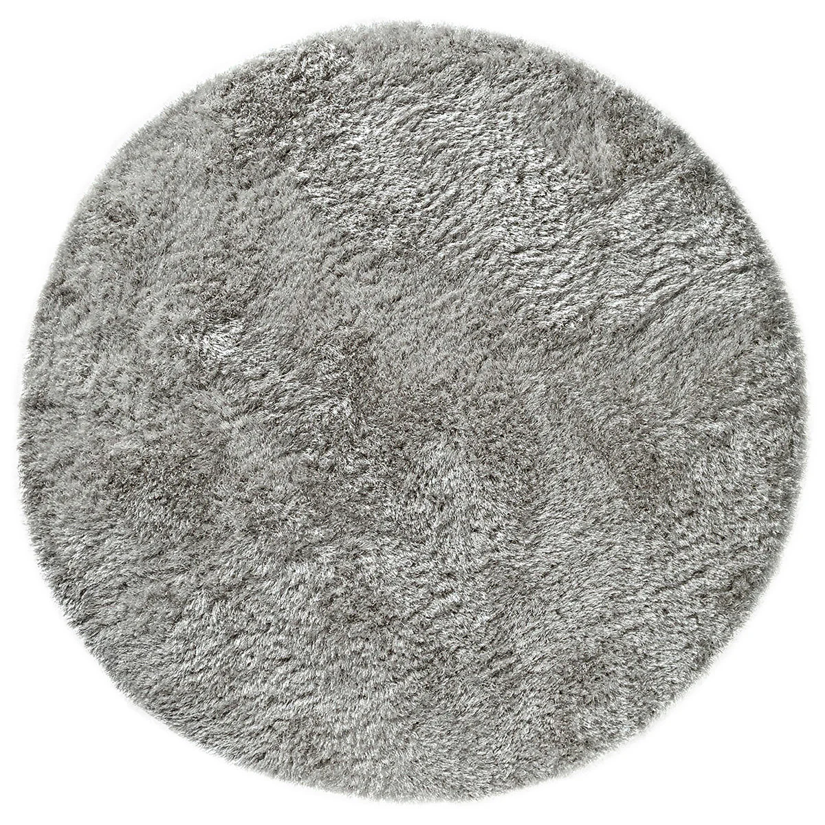 Asiatic Plush Silver Round Rug