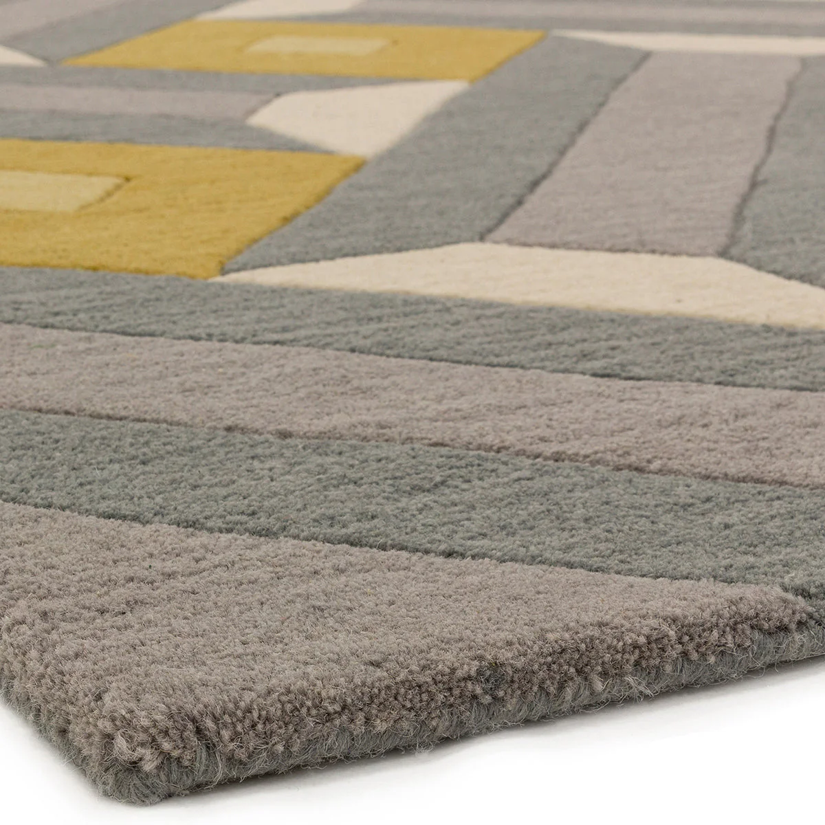 Asiatic Reef 01 Motif Ochre Grey Rug - Image 6