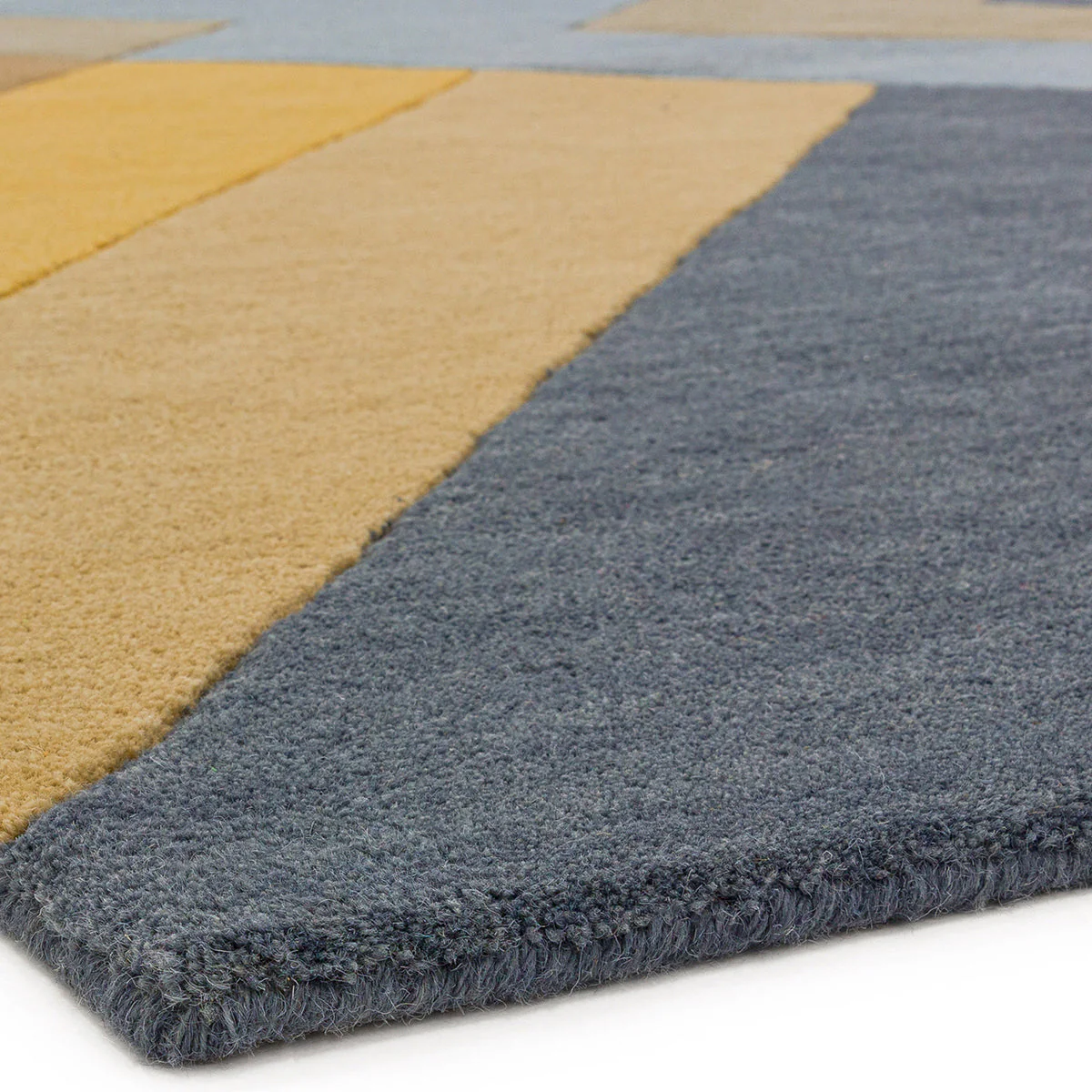 Asiatic Reef 02 Big Zig Ochre Grey Rug - Image 5