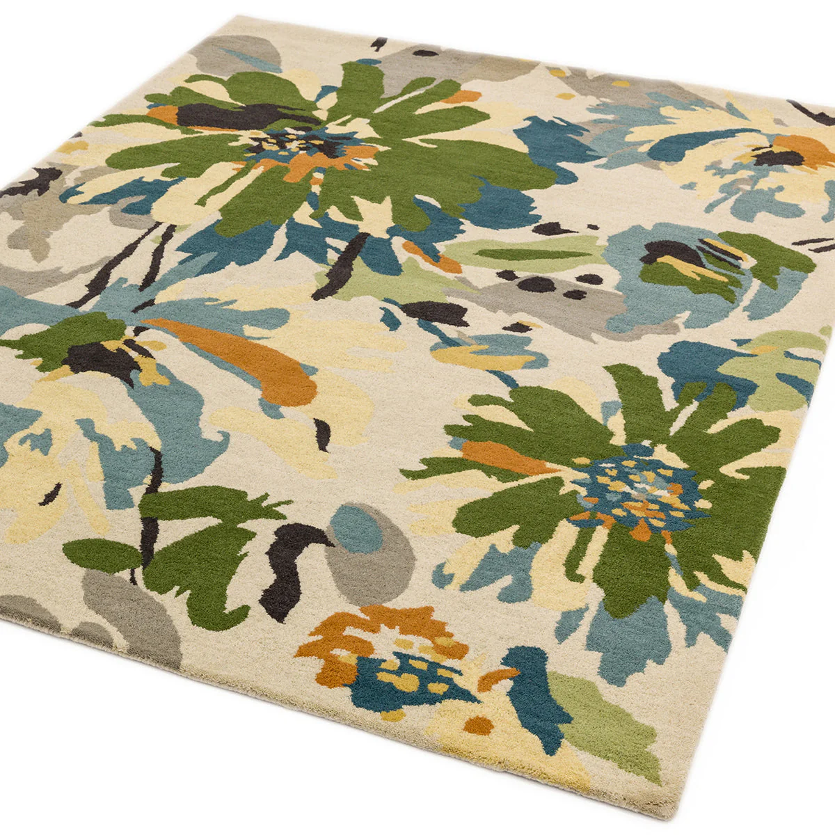 Asiatic Reef 11 Floral Green Multi Rug - Image 2