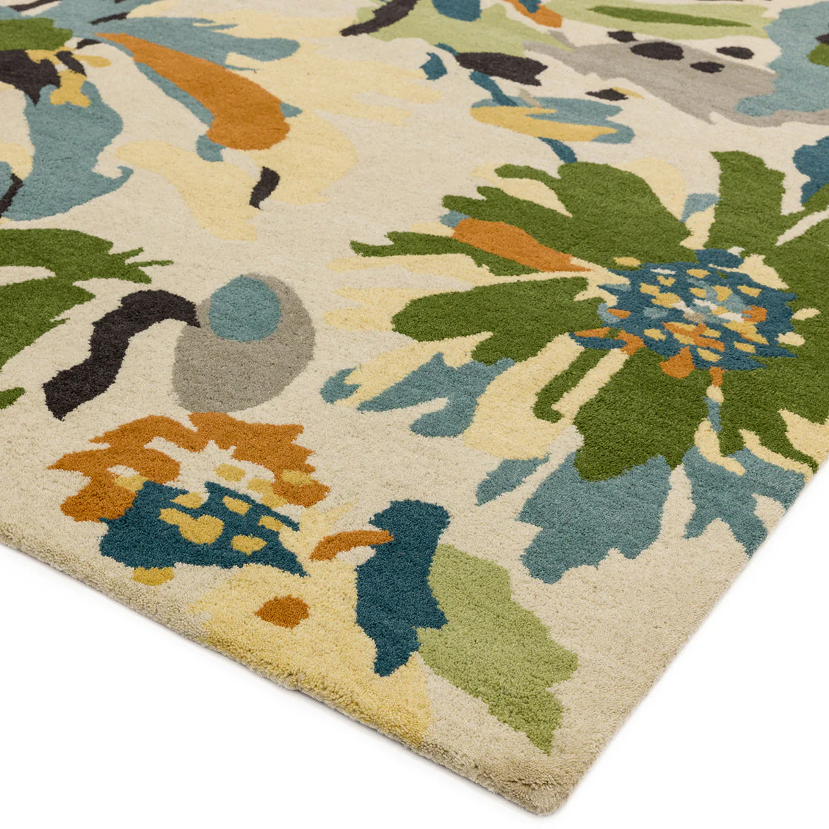 Asiatic Reef 11 Floral Green Multi Rug - Image 3