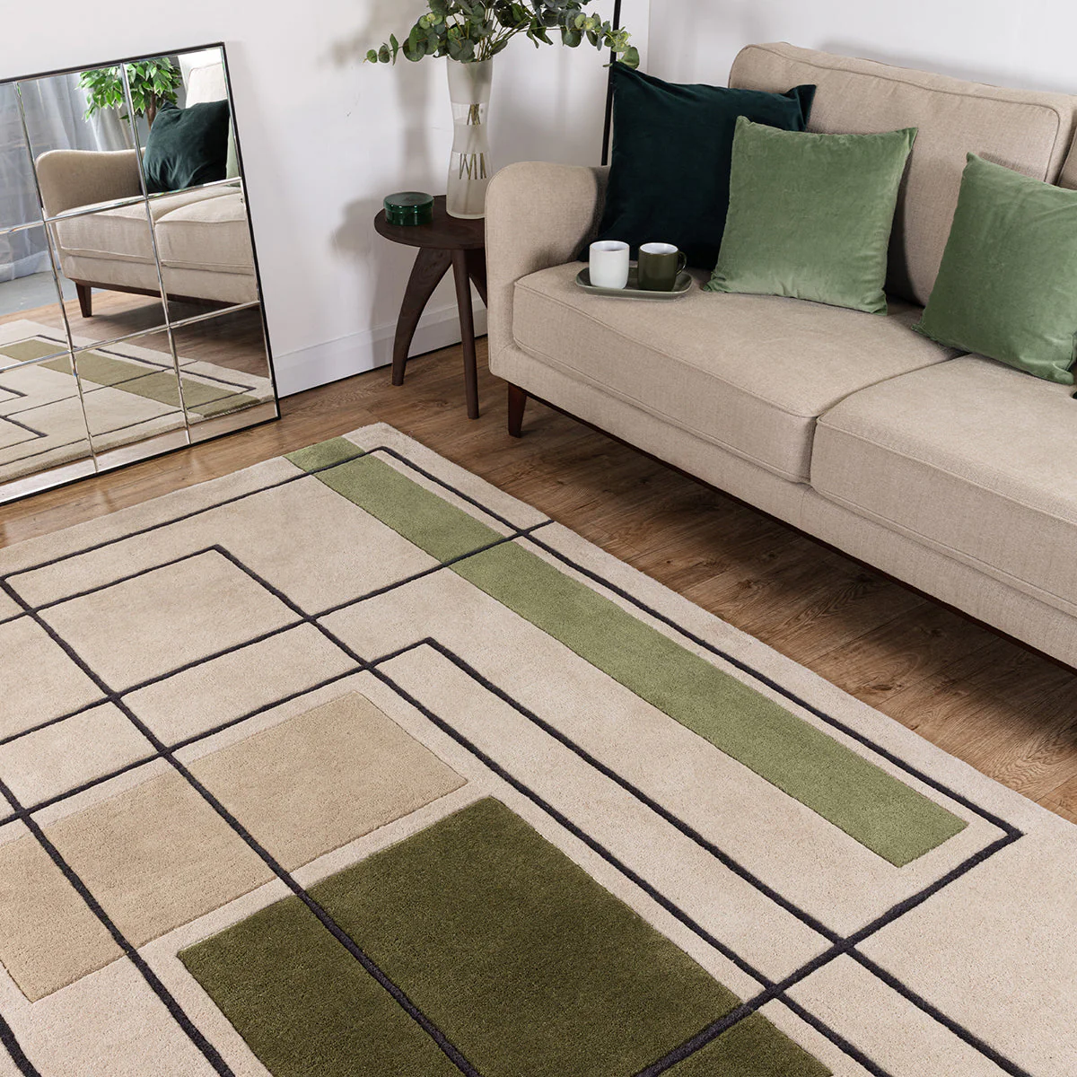 Asiatic Reef 21 Outline Khaki Rug - Image 2