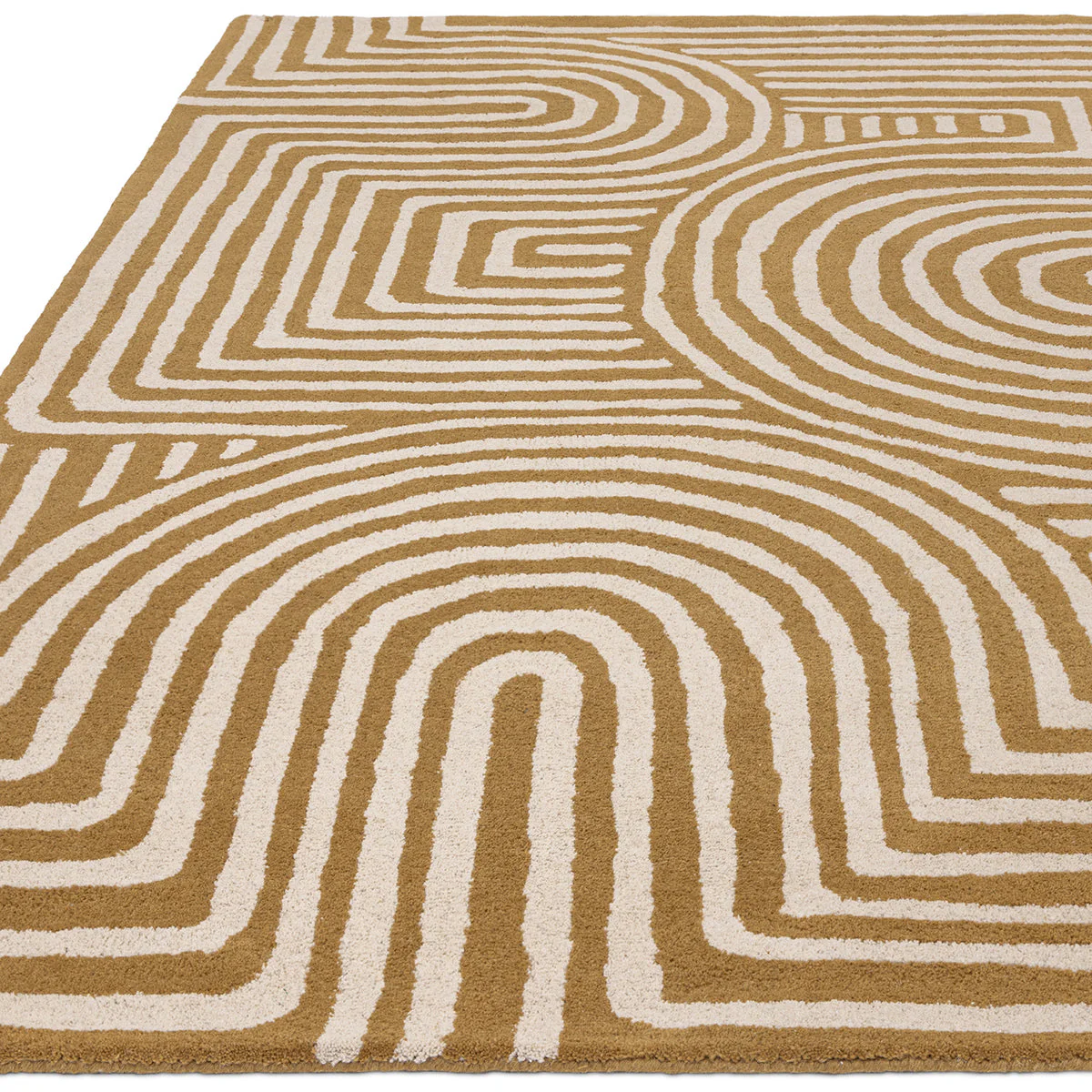 Asiatic Reef 28 Curve Ochre Rug - Image 3