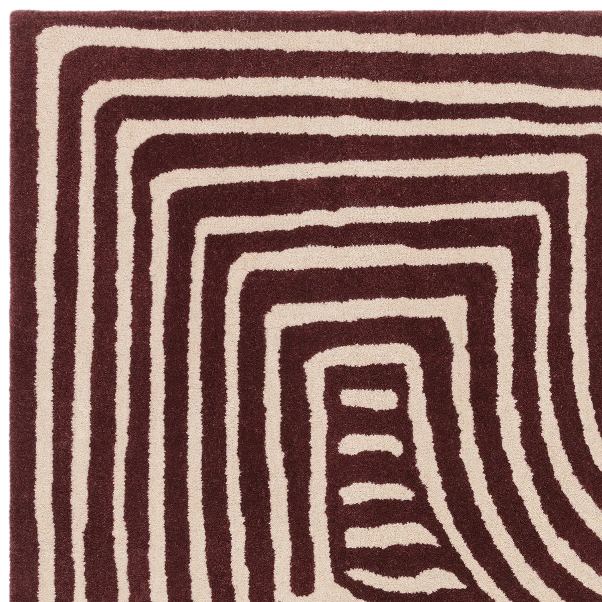 Asiatic Reef 29 Curve Plum Rug - Image 4