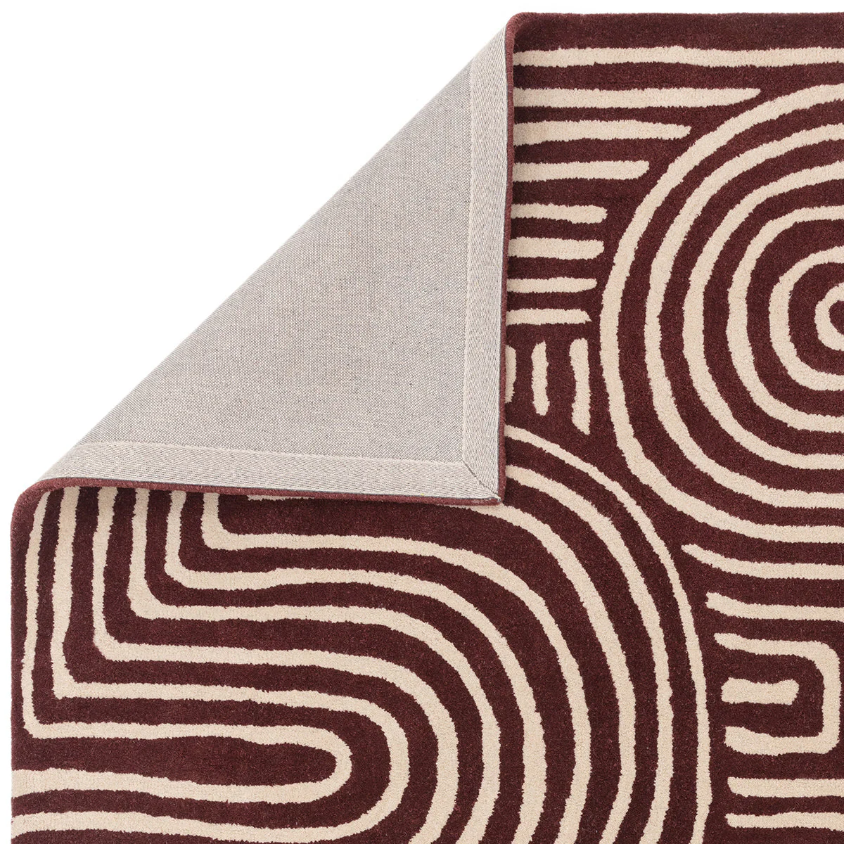 Asiatic Reef 29 Curve Plum Rug - Image 5