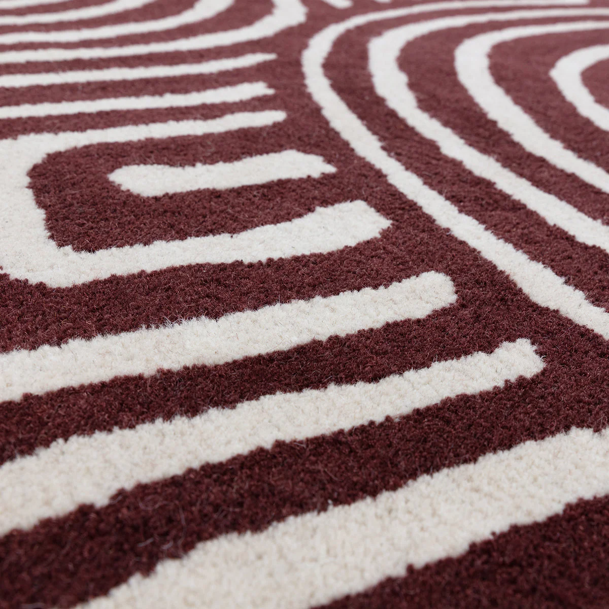 Asiatic Reef 29 Curve Plum Rug - Image 6