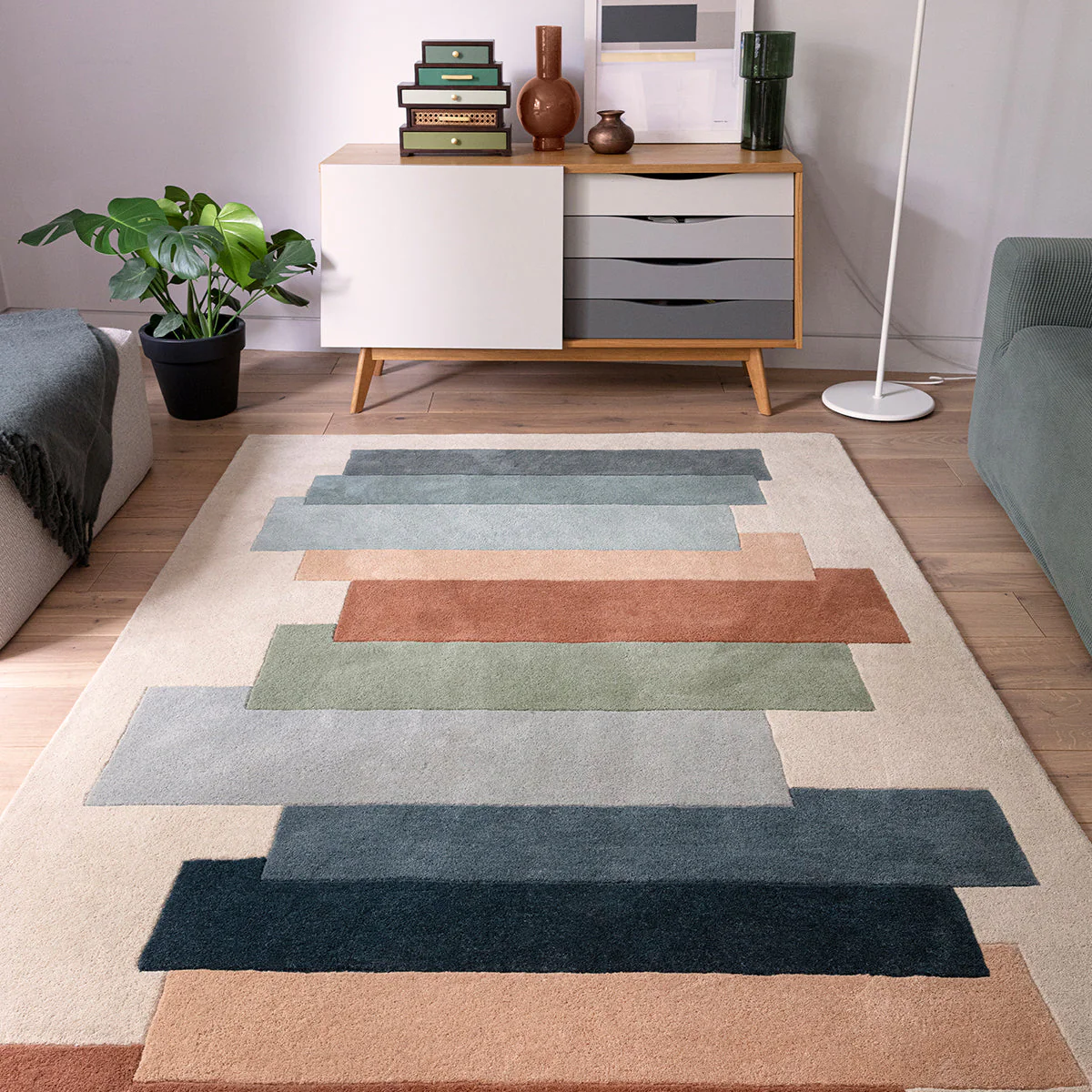 Asiatic Reef 32 Stacks Green Rug - Image 2