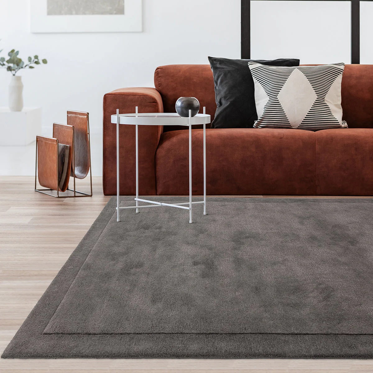 Asiatic Rise Charcoal Rug - Image 2