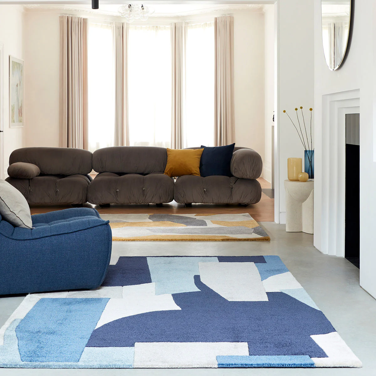 Asiatic Romy 11 Element Blue Rug - Image 2