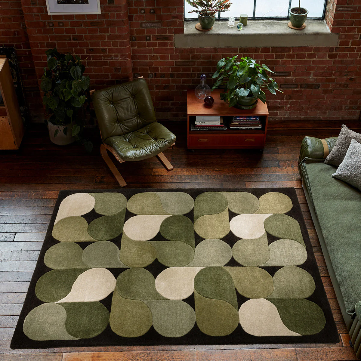 Asiatic Romy 15 Jive Green Rug - Image 2