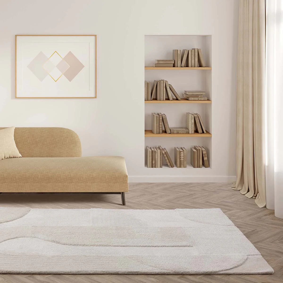 Asiatic Tova Ivory Rug - Image 2