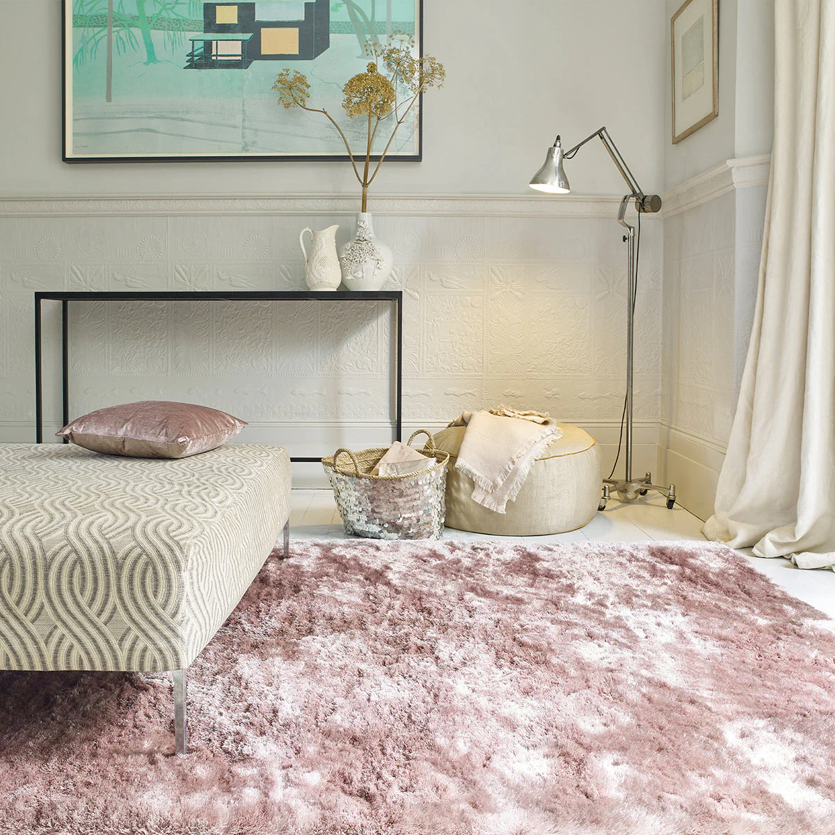 Asiatic Whisper Pink Rug - Image 2