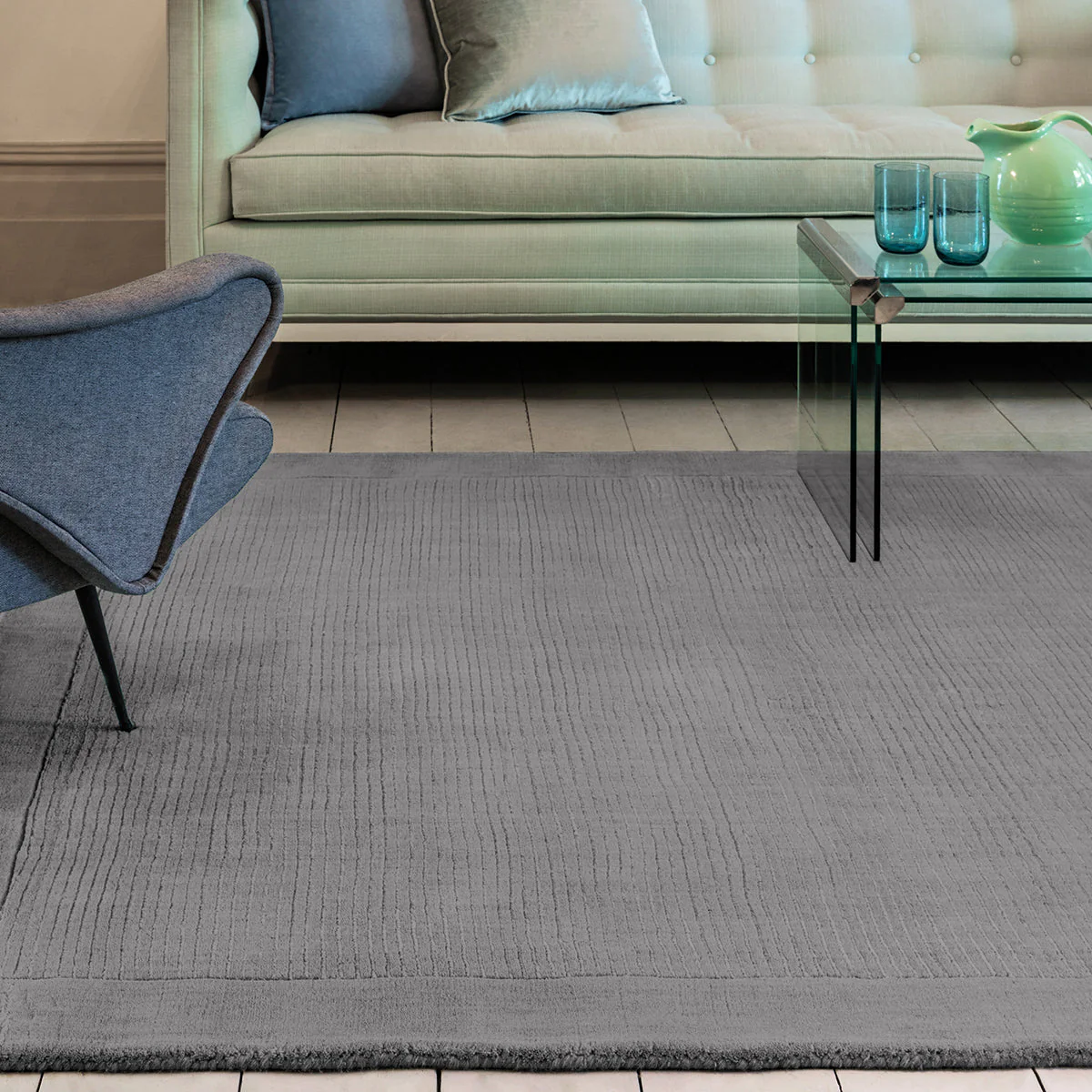 Asiatic York Grey Rug - Image 2