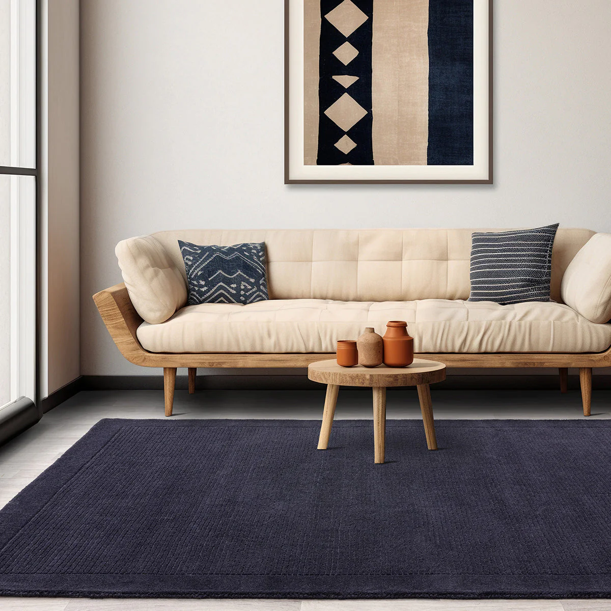 Asiatic York Navy Rug - Image 2
