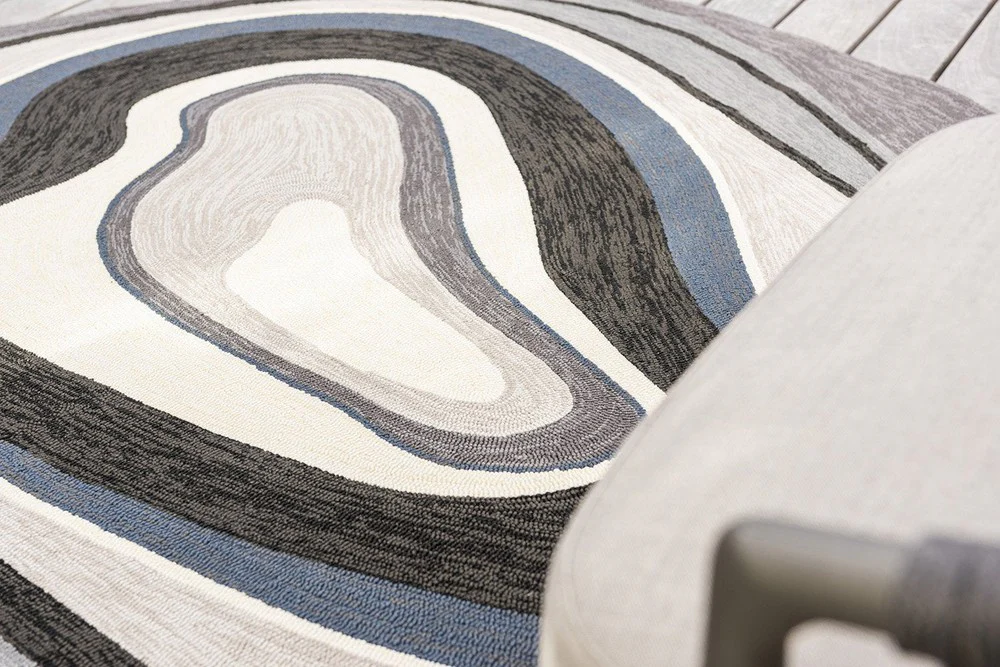 Brink & Campman Aura Grey Outdoor Rug 477304 - Image 3